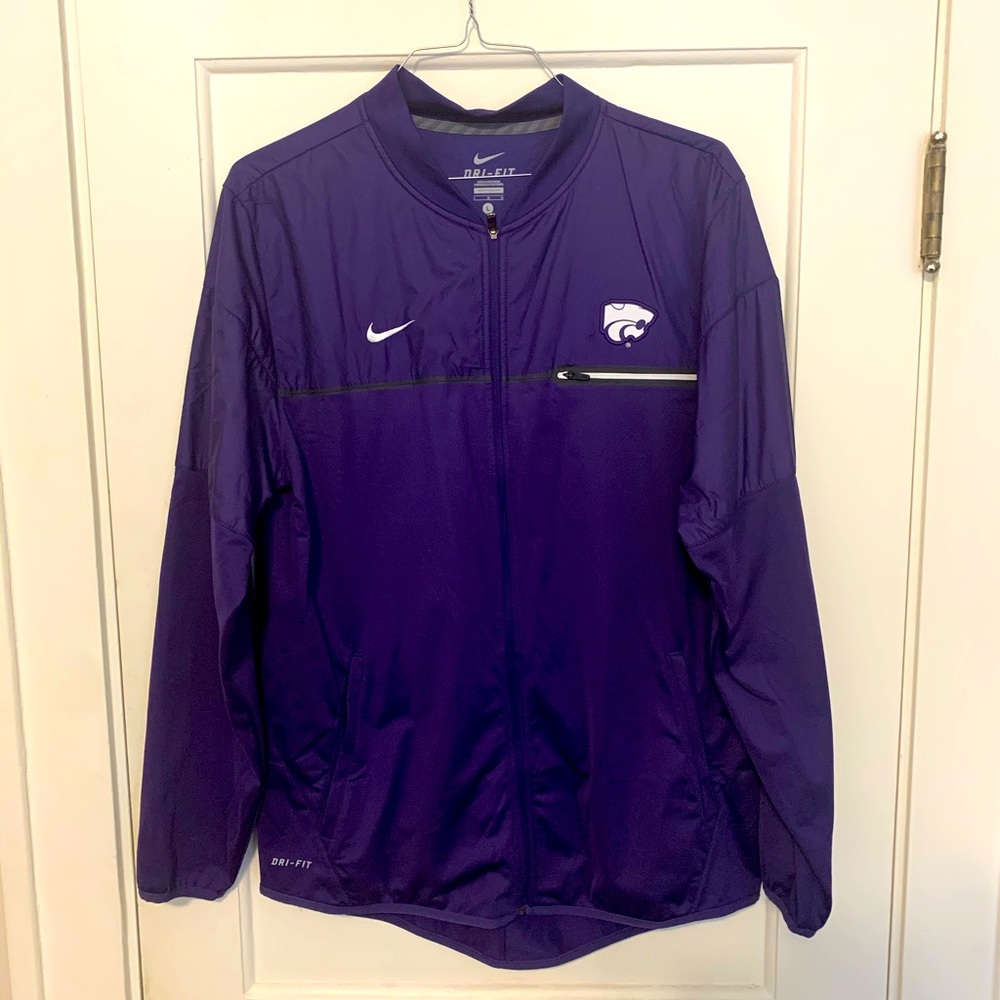 Kansas State NIKE Full-Zip DRI-FIT